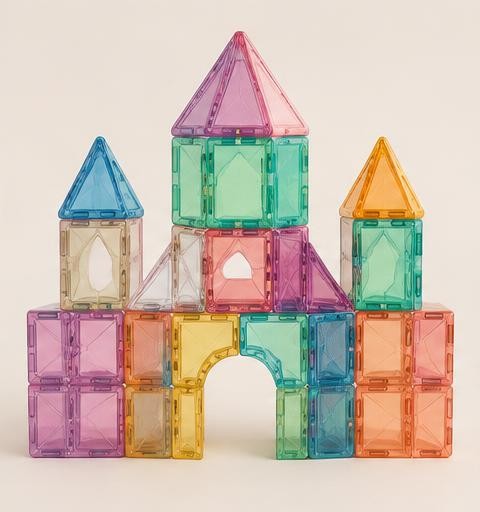 Pastel Magnetic Castle